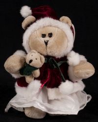 Starbucks Bearista 2005 36th Edition Christmas Holiday Girl Bear Plush